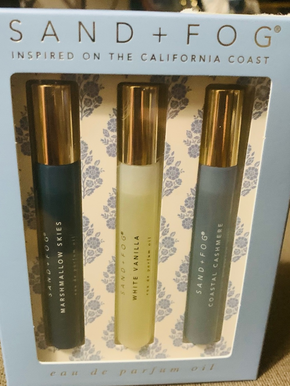 SAND+FOG Women Bath & Body Fragrance Oil Trio